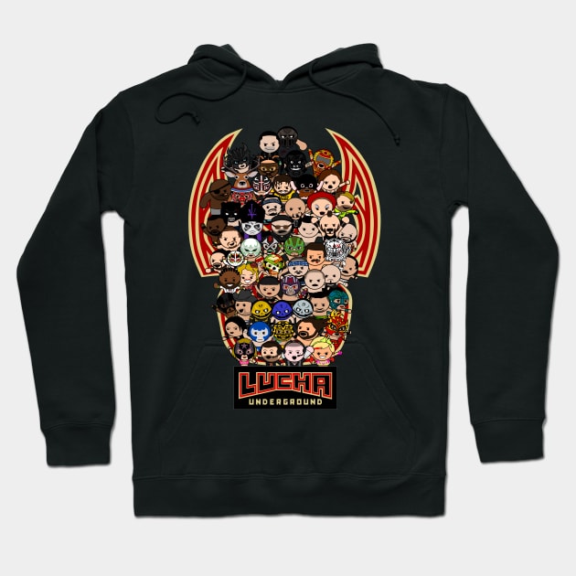 Lucha Underground Hoodie by Smol Might Designs